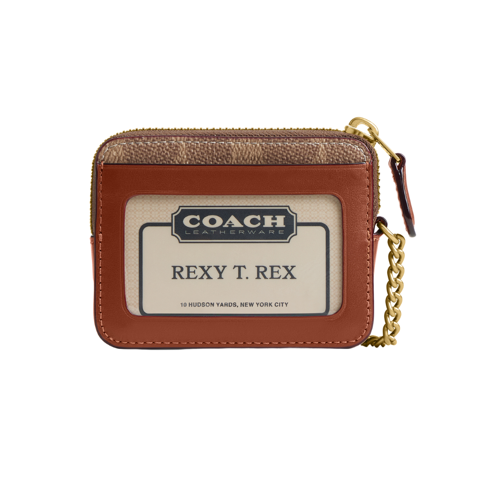 Coach | Essential Chain Card Case Tan Caramel