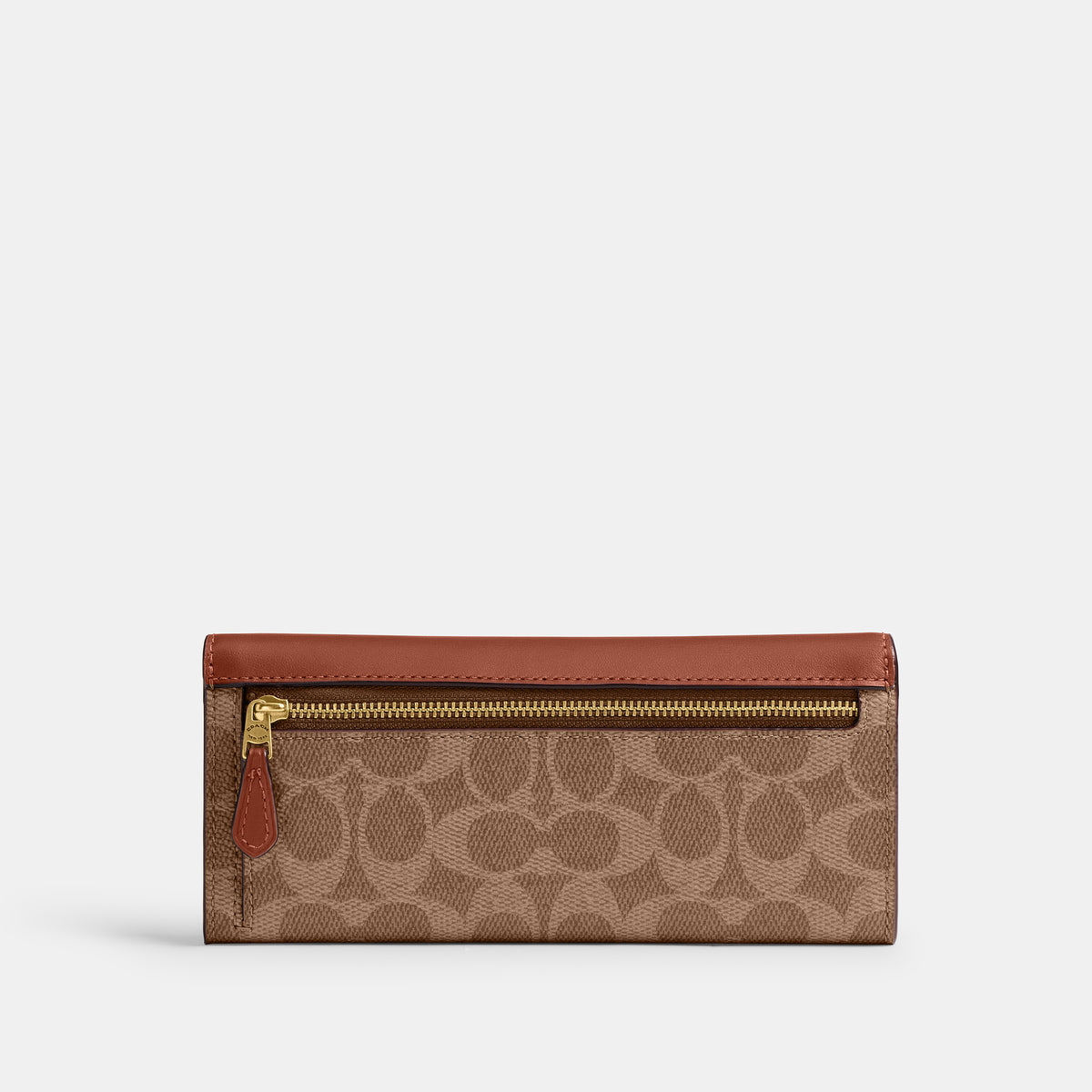 Coach  |  Cartera Mila con solapa larga en lona de firma