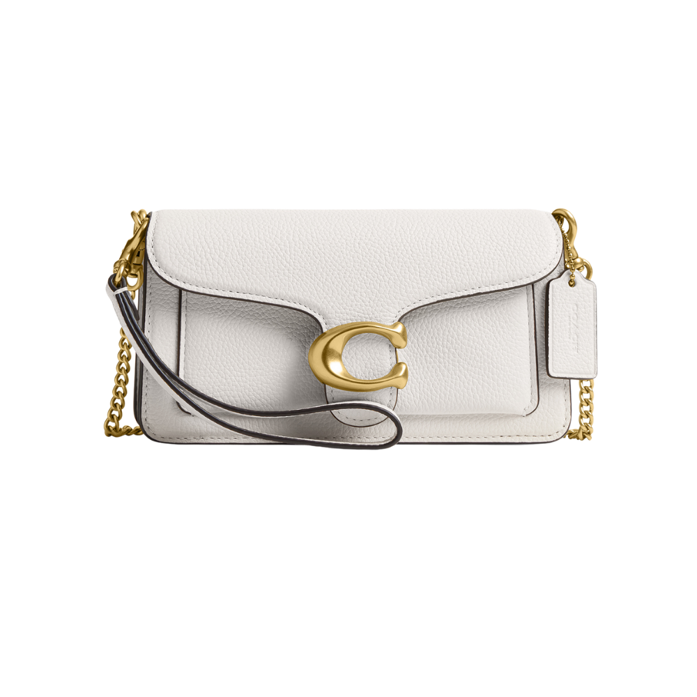 Coach | Bolso bandolera con cadena y detalle de piel granulada pulida 19