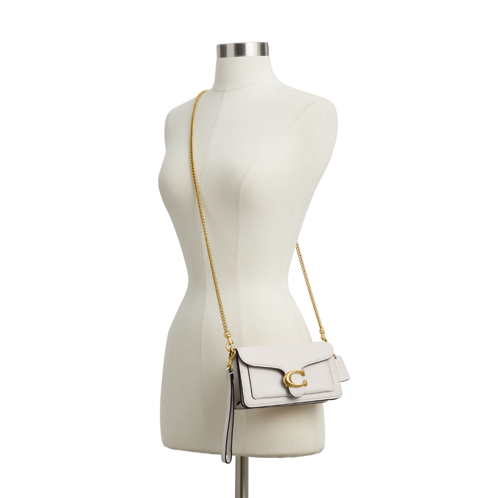 Coach | Bolso bandolera con cadena y detalle de piel granulada pulida 19