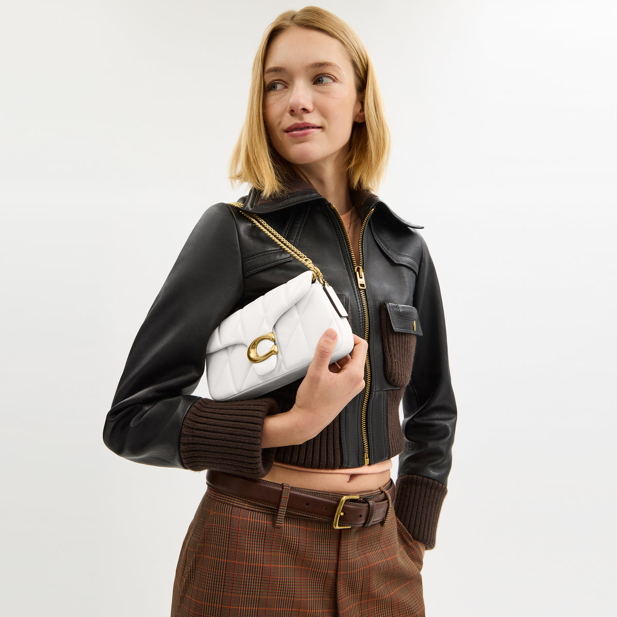 Coach  |  Bolso Bandolera Tabby Chain 19 con Acolchado