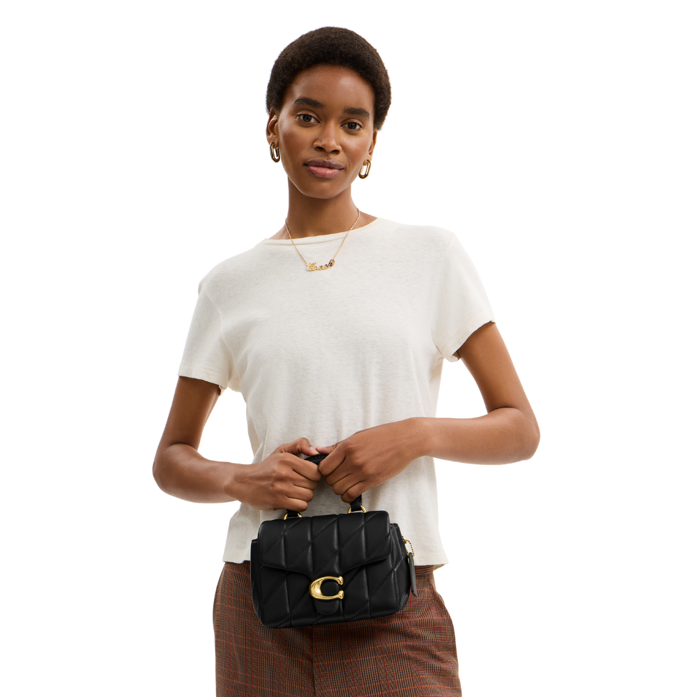 Coach | Bolso De Asa Superior Tabby Con Acolchado Black