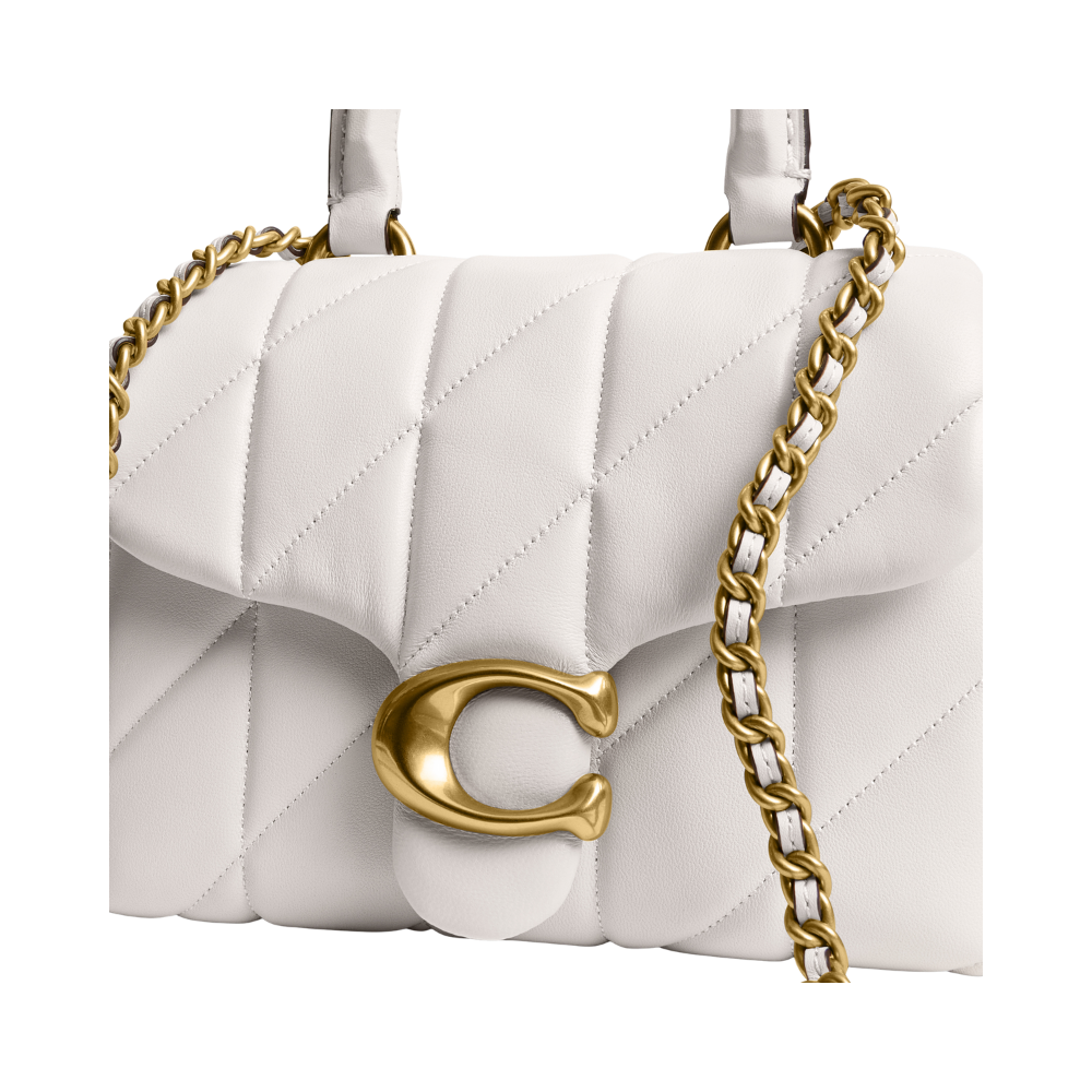Coach | Bolso De Asa Superior Tabby Con Acolchado  White