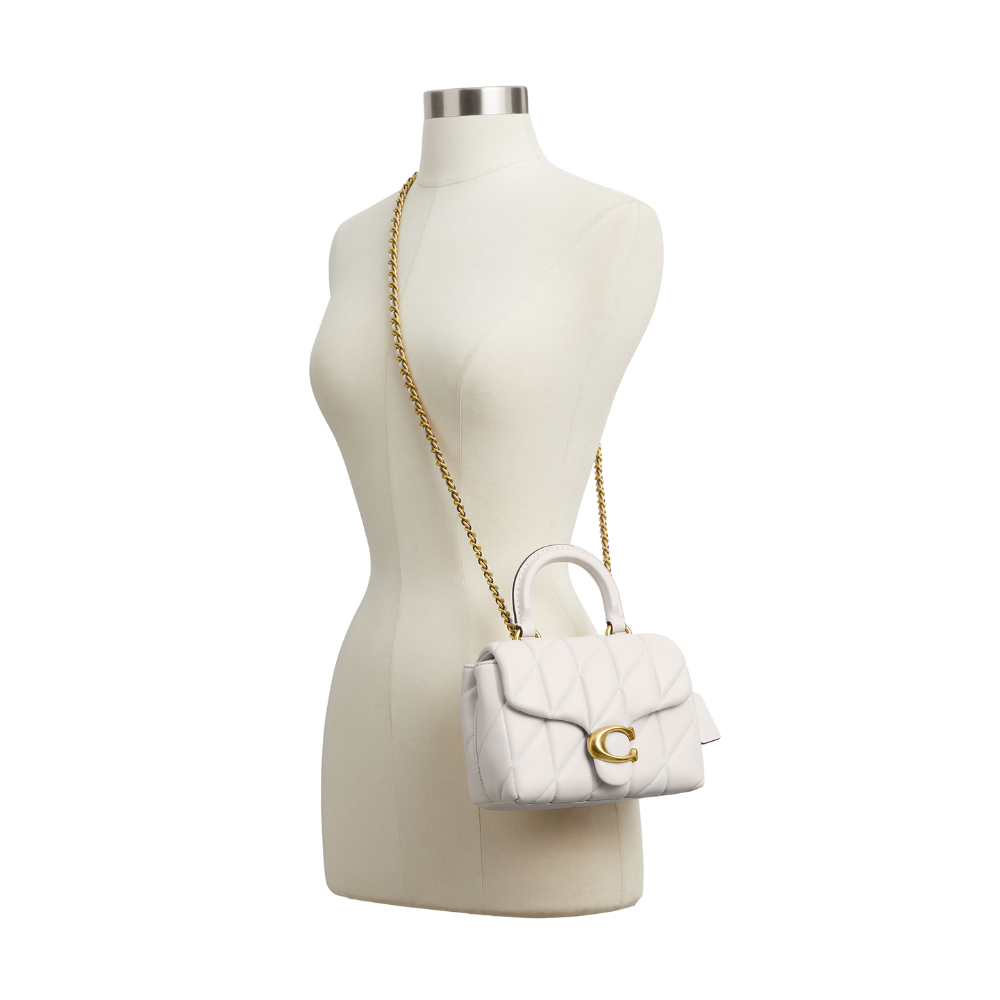 Coach | Bolso De Asa Superior Tabby Con Acolchado  White