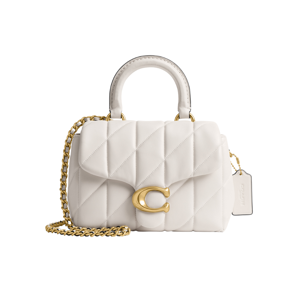 Coach | Bolso De Asa Superior Tabby Con Acolchado  White