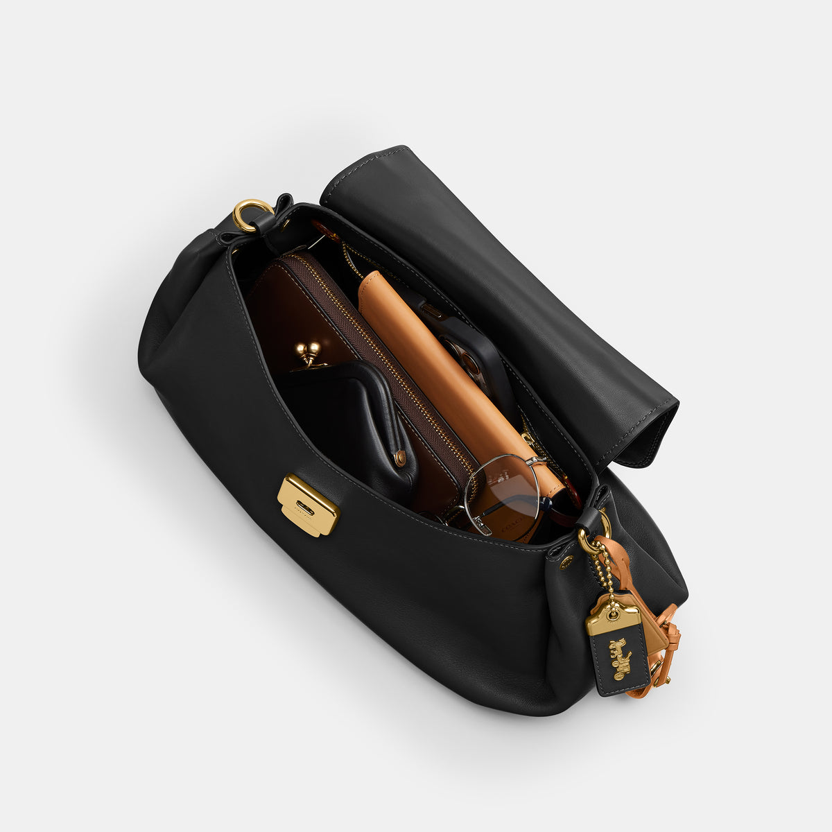 Coach | Cartera Rogue flexible con asa superior