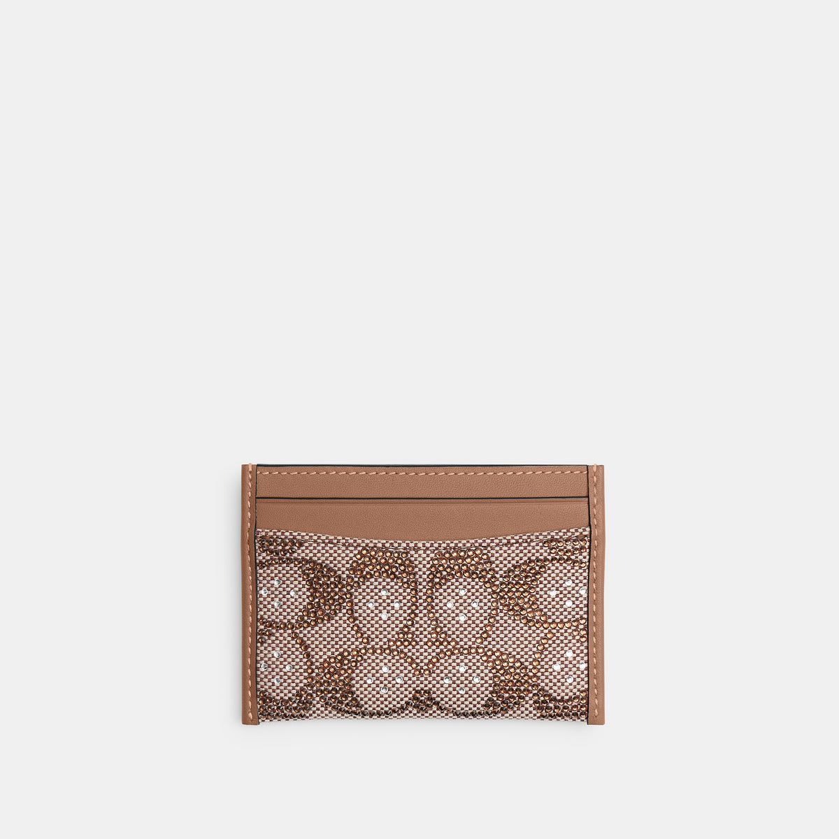 Coach | Tarjetero Essential en jacquard Signature con cristales