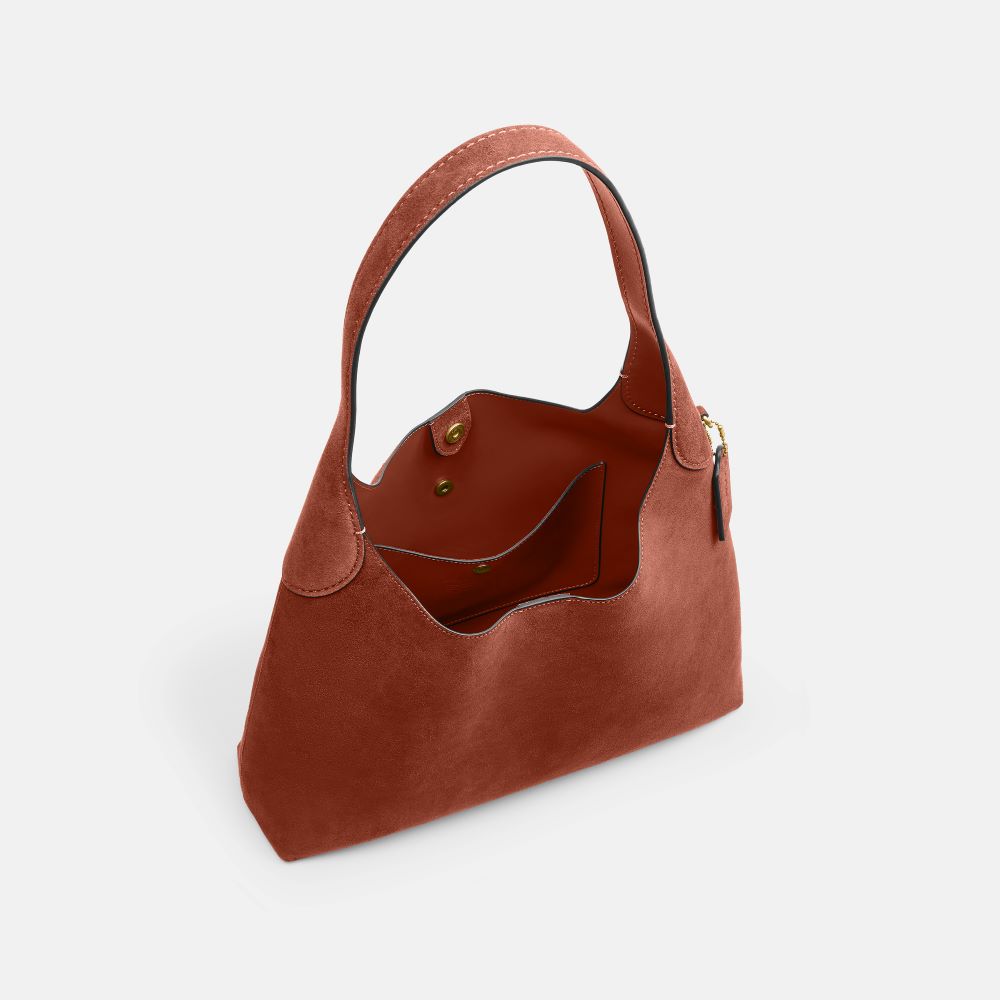 Coach | Bolso de hombro de ante Brooklyn 34