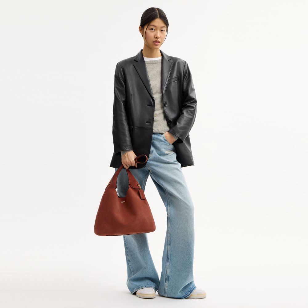 Coach | Bolso de hombro de ante Brooklyn 34