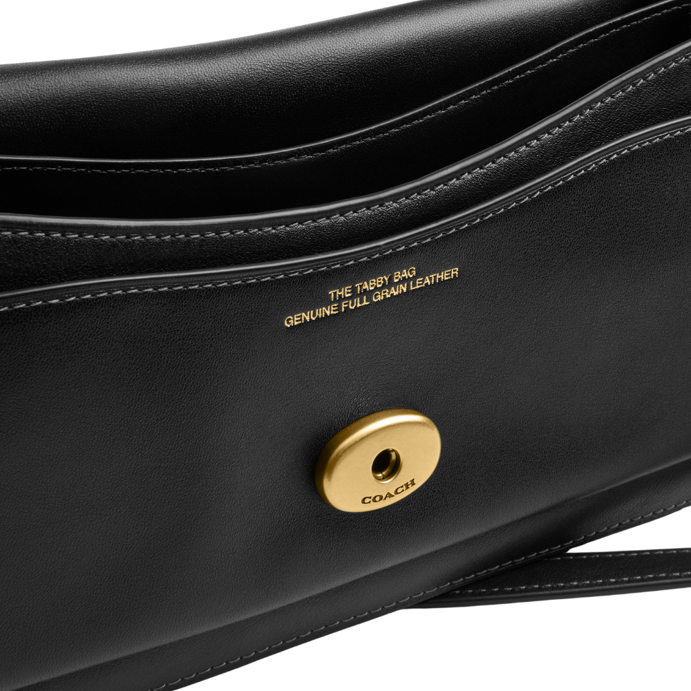 Bolso De Hombro Tabby 26 Coach Black - correa corta desmontable