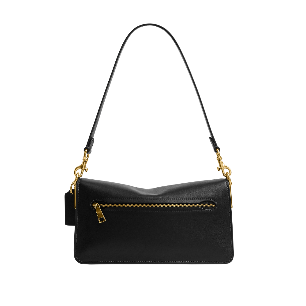 Bolso De Hombro Tabby 26 Coach Black - hardware Signature icónico