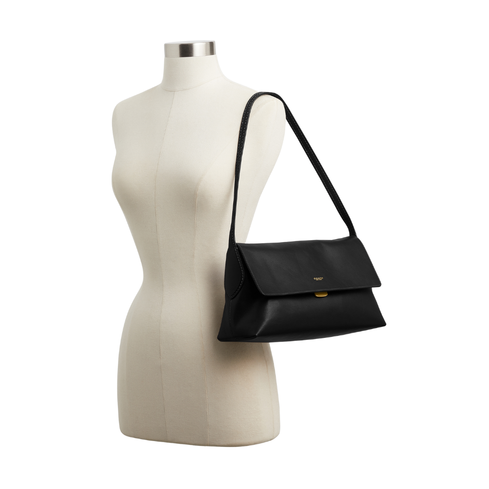 Coach | Bolso de hombro Chelsea de piel con veteado natural, 30
