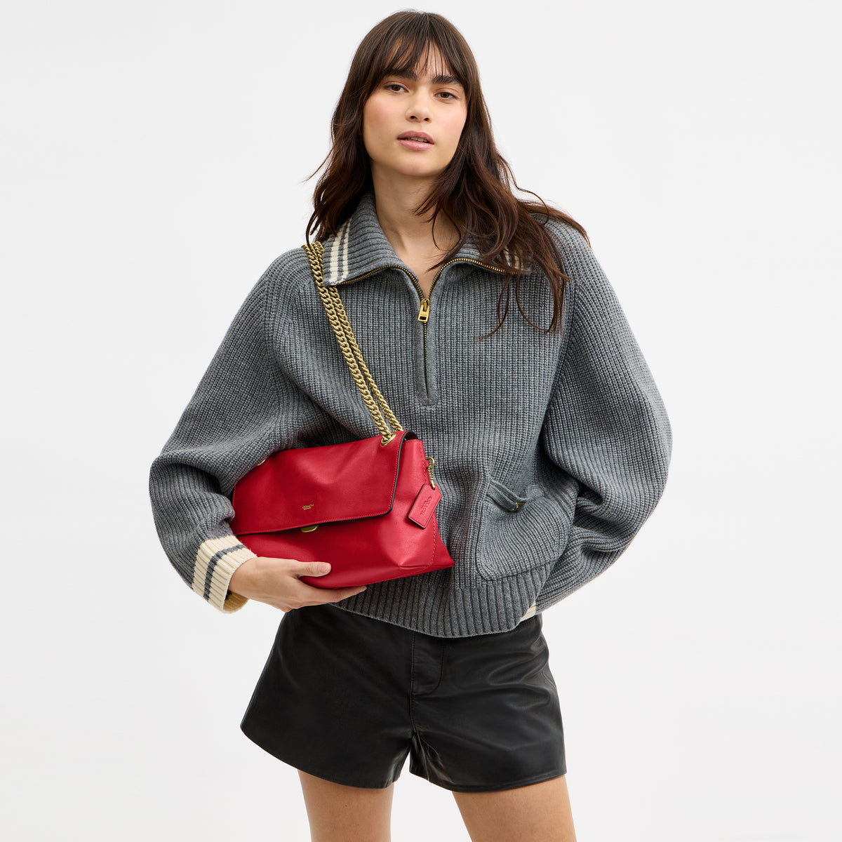 Coach | Cartera de hombro Chelsea 30 con cadena