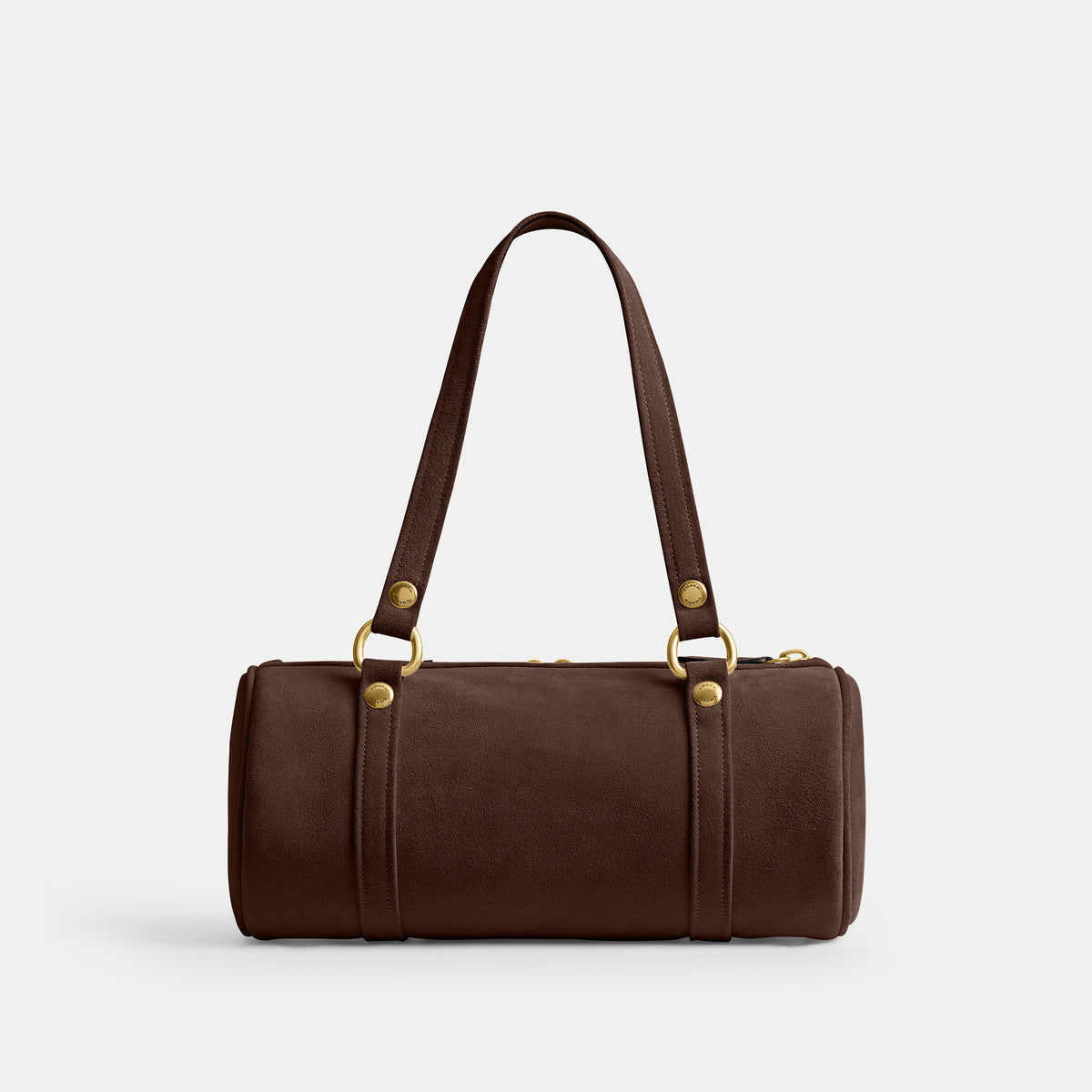 Coach | Bolso Kisslock Barrel de Gamuza