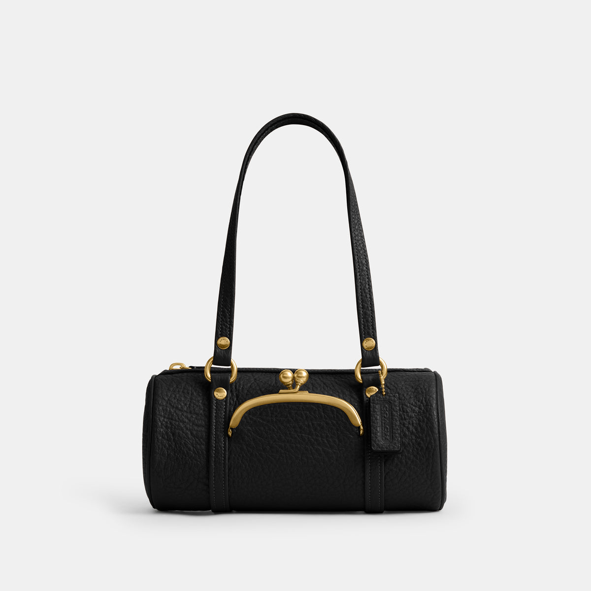 Coach | Bolso Kisslock Barrel 28 de Cuero