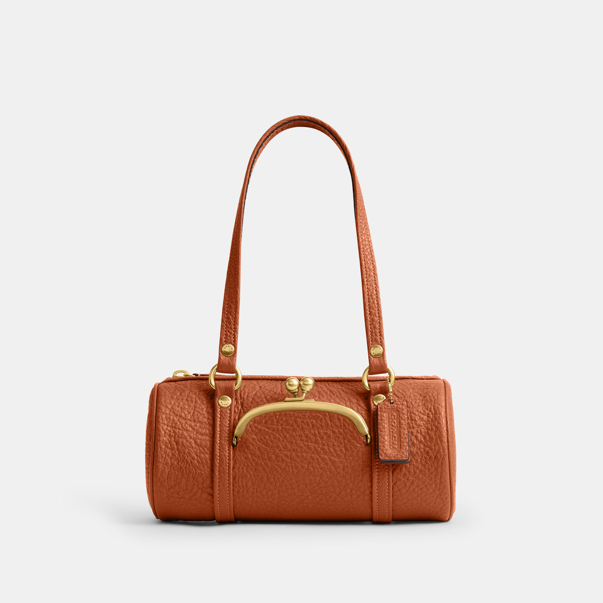Coach | Bolso Kisslock Barrel 28 de Cuero