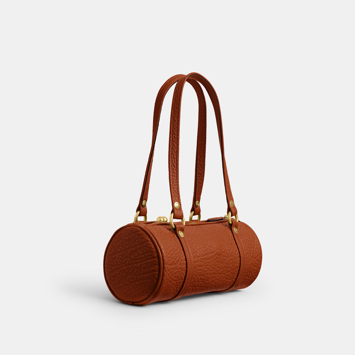 Coach | Bolso Kisslock Barrel 28 de Cuero