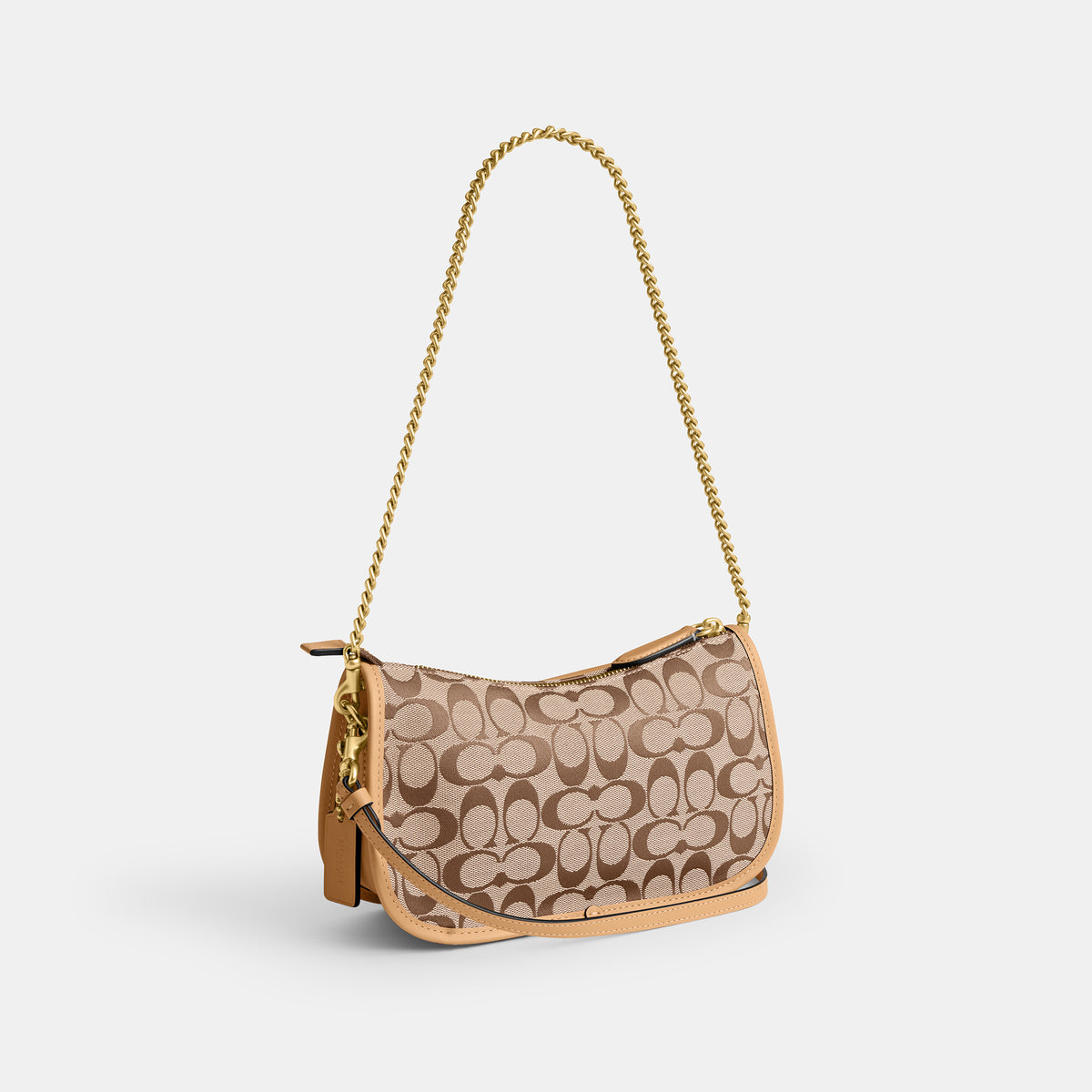 Coach |  Bolso Waverly con doble cierre giratorio en jacquard exclusivo.