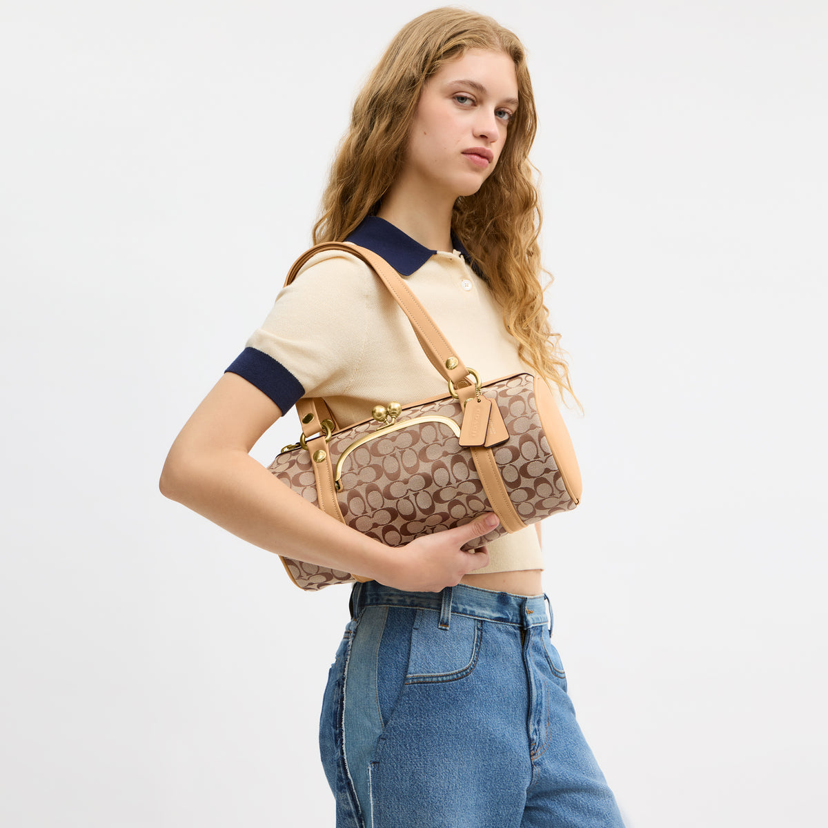 Coach | Cartera Barrel con cierre Kisslock