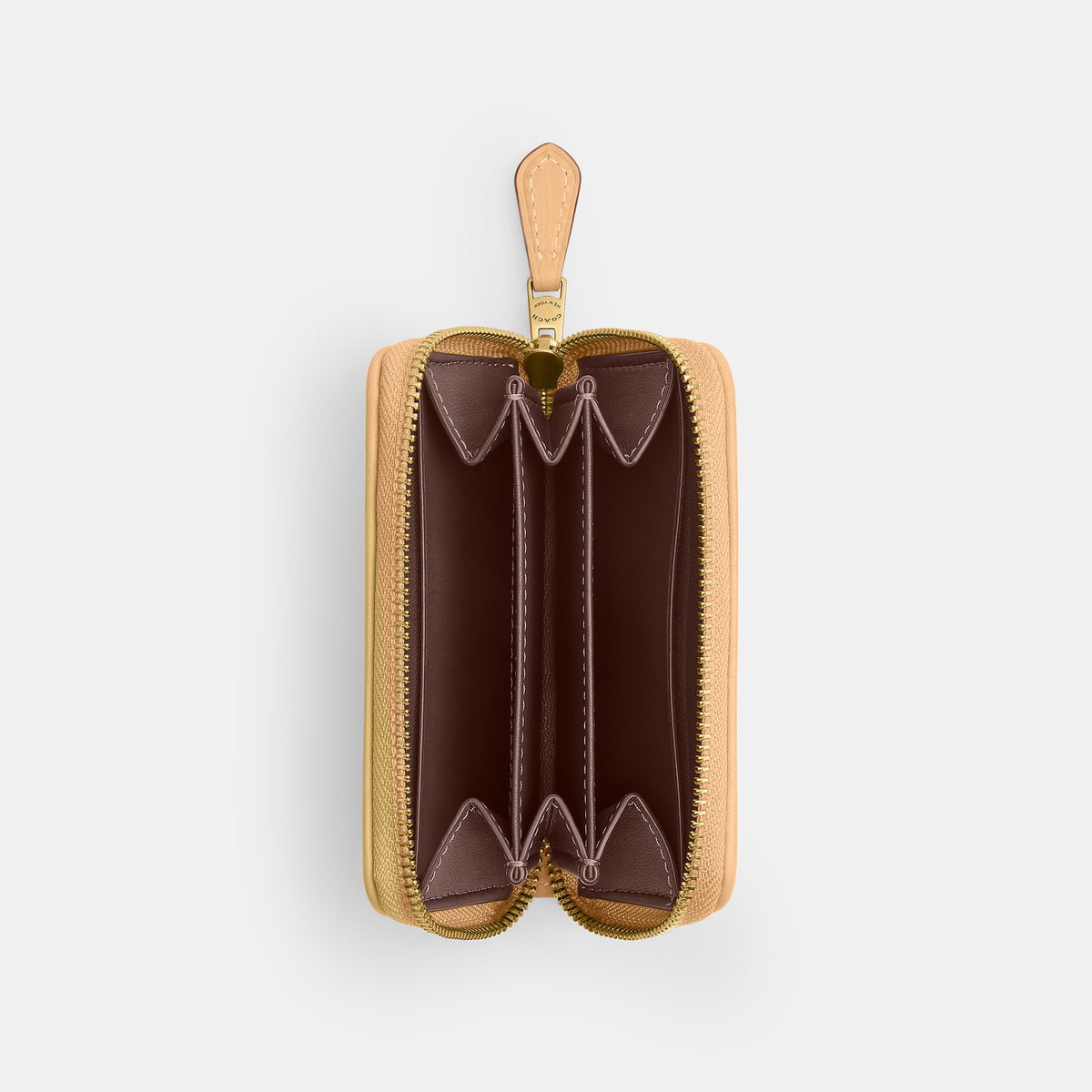 Coach | Tarjetero Essential Pequeño Con Cremallera Alrededor En Jacquard Exclusivo