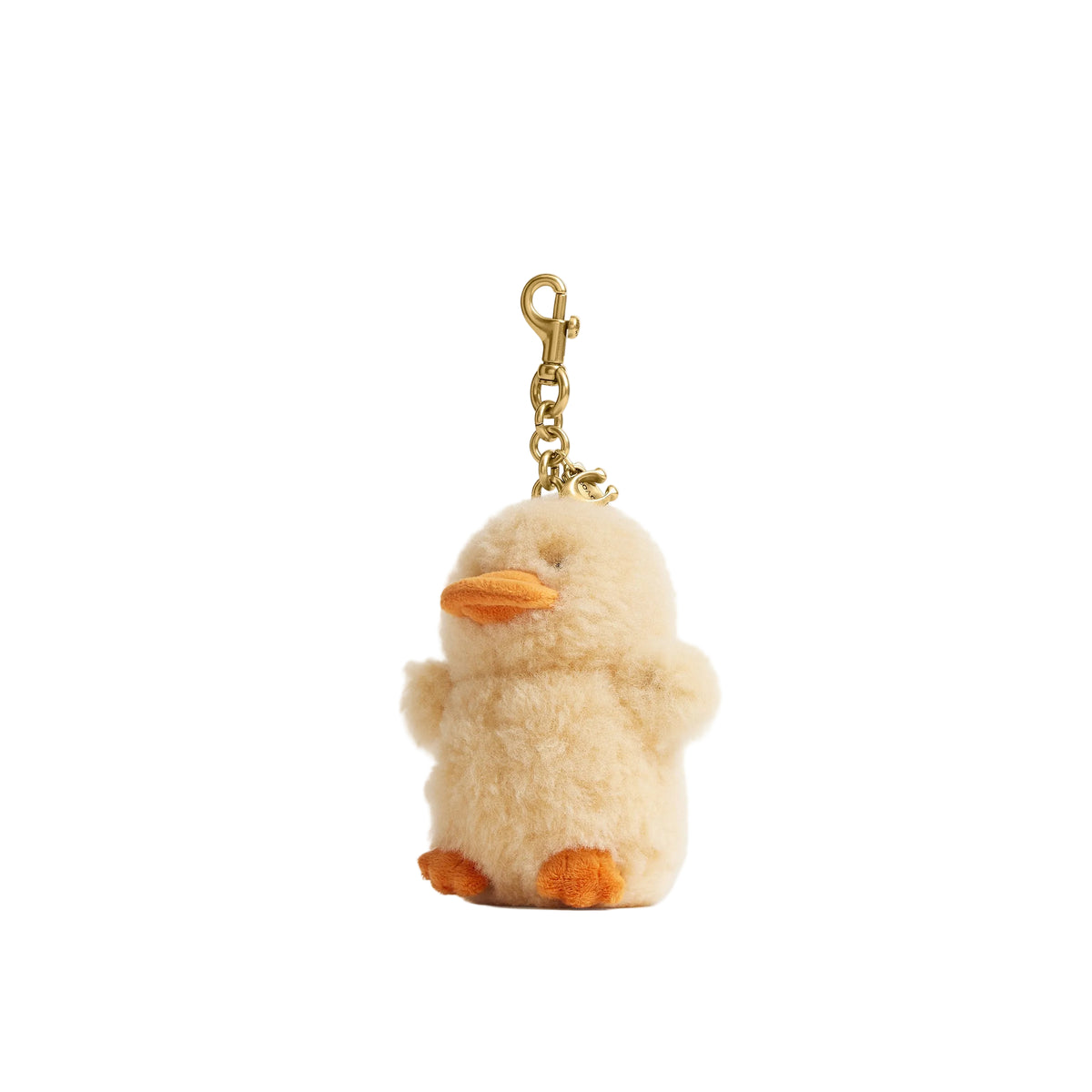 Coach  |  Llavero con forma de patito en piel de oveja.