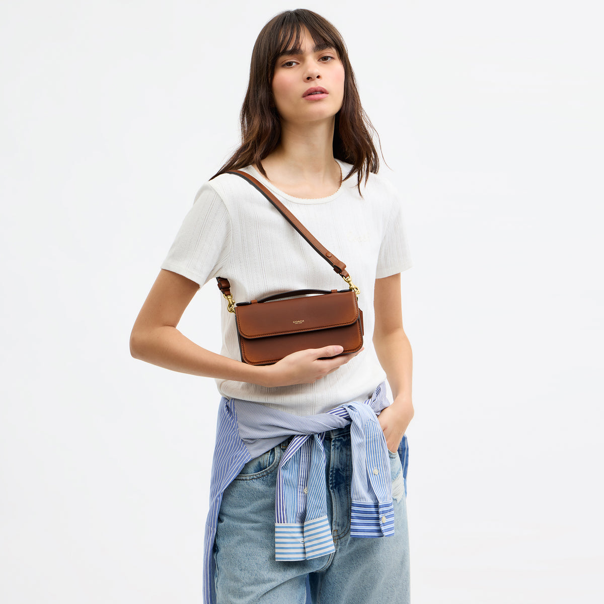 Coach | Cartera cruzada Elora con asa superior