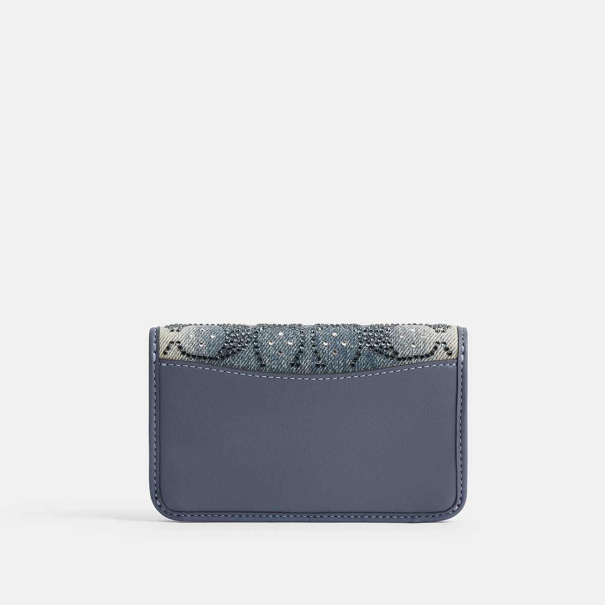 Coach | Tarjetero Essential Slim de Denim con Cristales