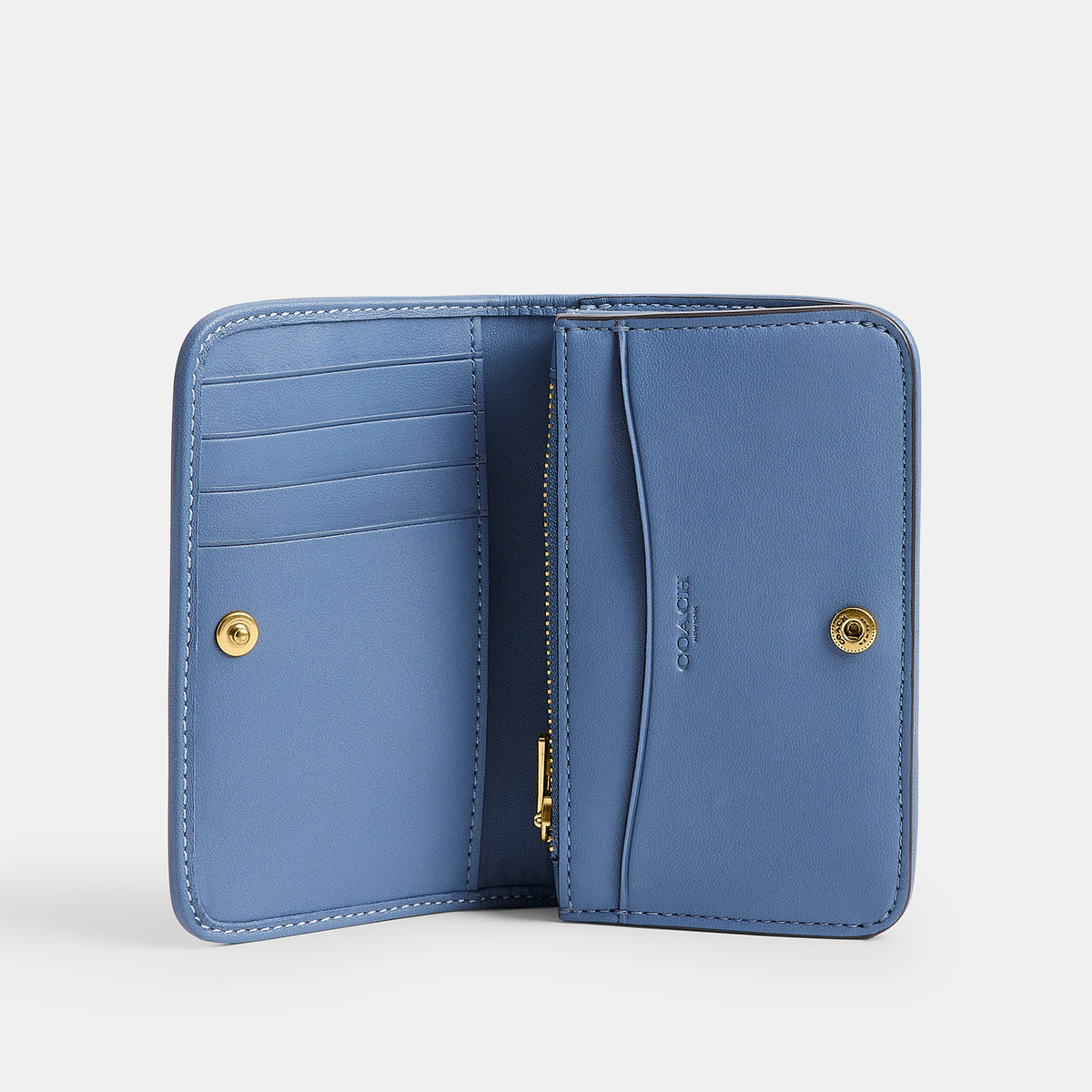 Coach | Tarjetero Essential Slim de Denim con Cristales