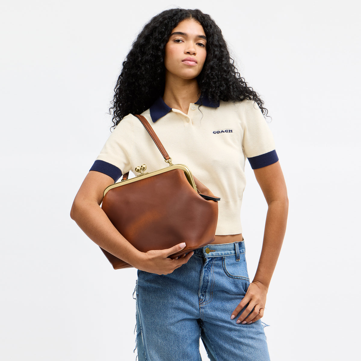 Coach | Cartera estructurada Kisslock 27