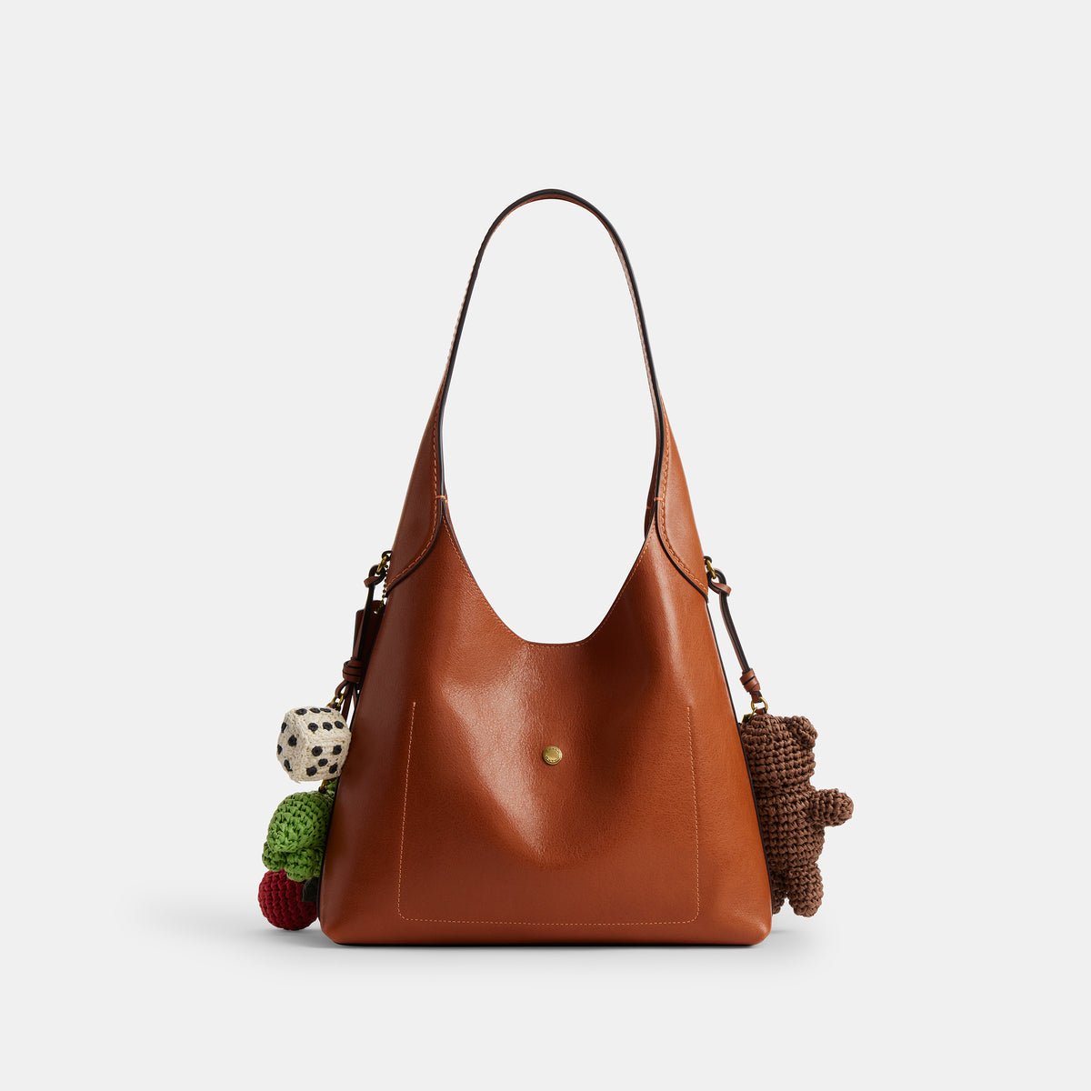 Coach  |  Bolso de hombro Brooklyn 28 con dijes