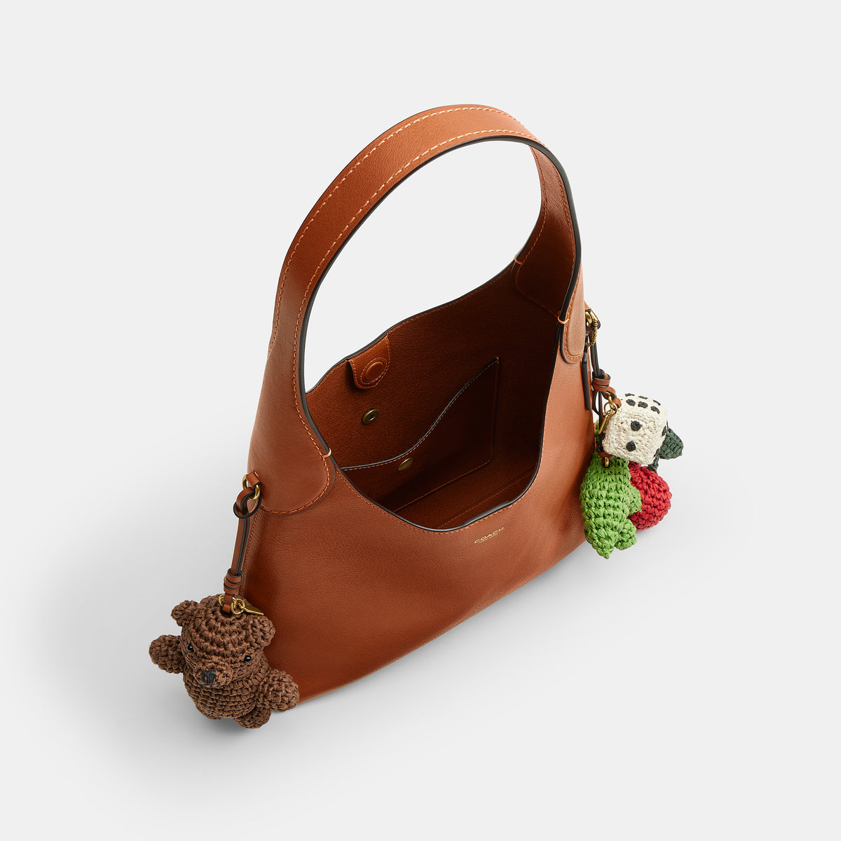 Coach  |  Bolso de hombro Brooklyn 28 con dijes
