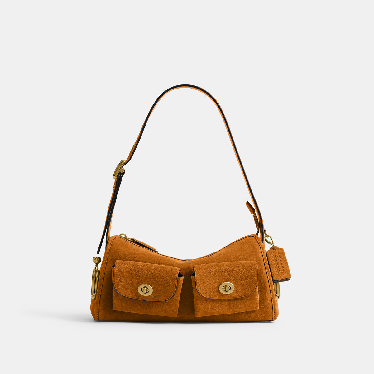 Coach | Bolso Turnlock Haversack 27 de Gamuza