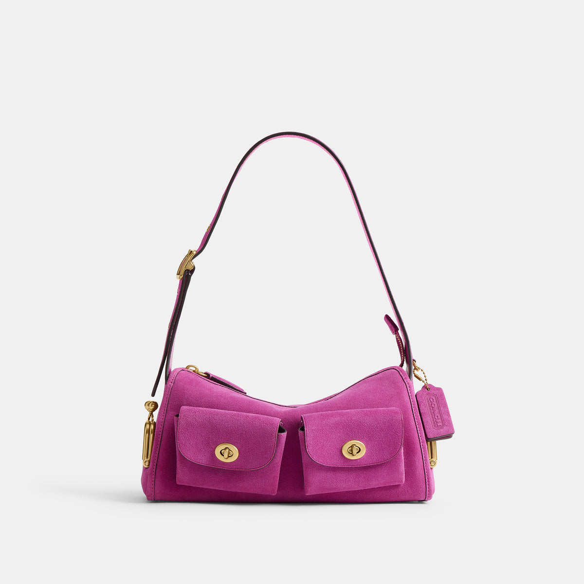 Coach | Bolso Turnlock Haversack 27 de Gamuza
