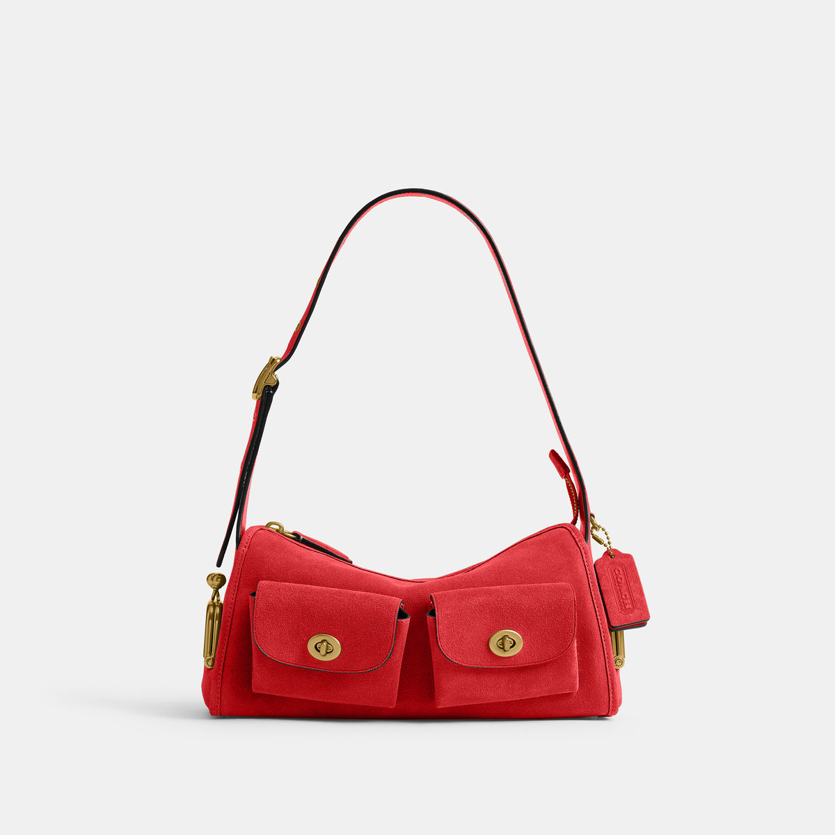 Coach | Bolso Turnlock Haversack 27 de Gamuza