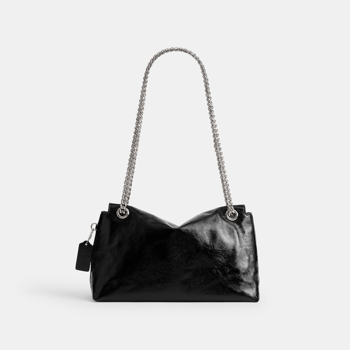Coach | Bolso Chelsea 30 de Cuero Brillante con Cadena