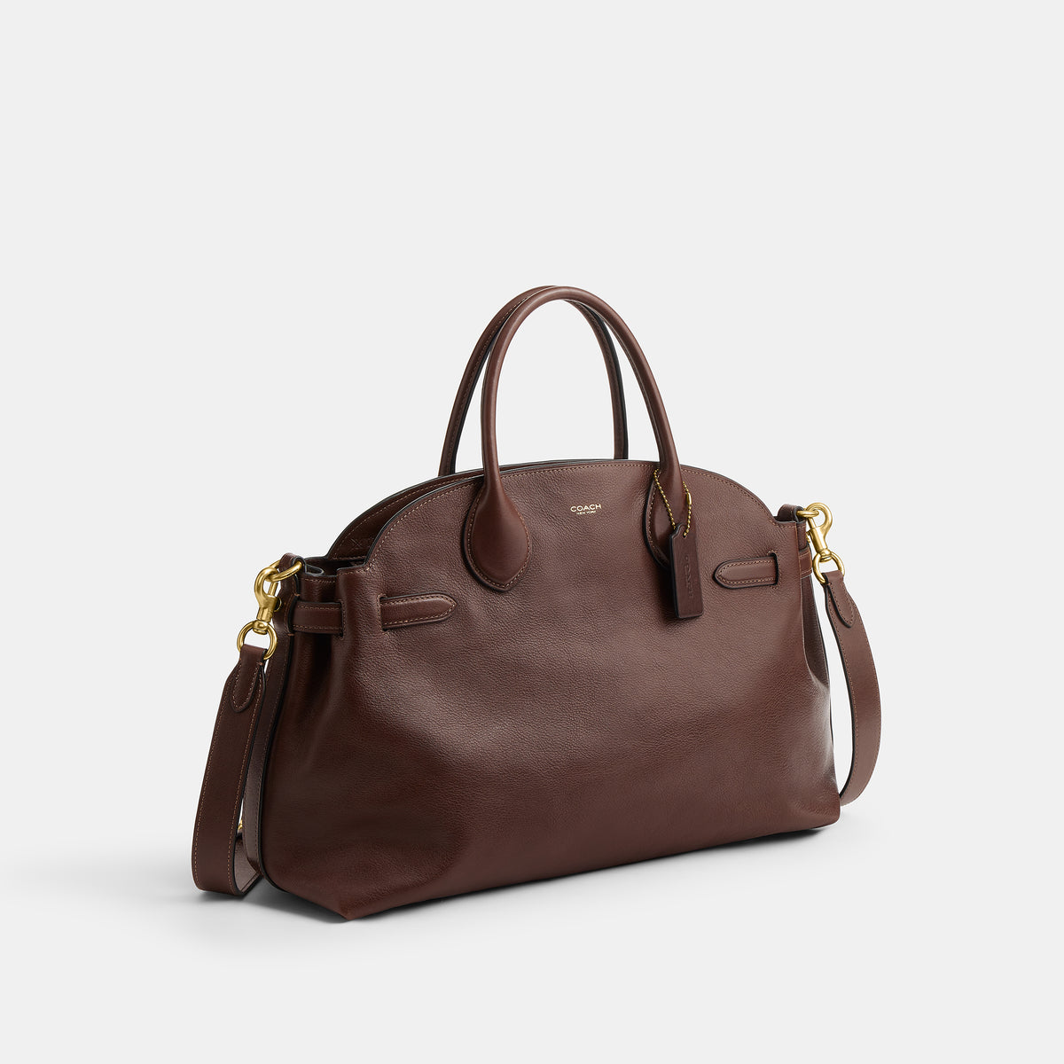 Coach | Bolso Soft Empire Carryall 40 de Cuero Brillante