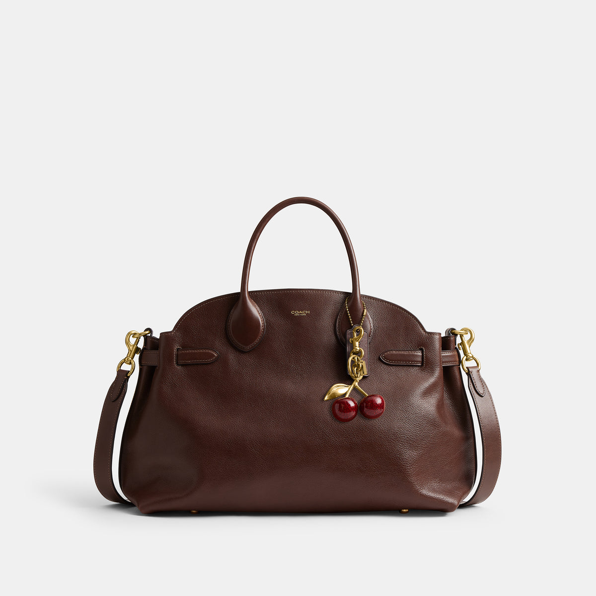 Coach | Bolso Soft Empire Carryall 40 de Cuero Brillante
