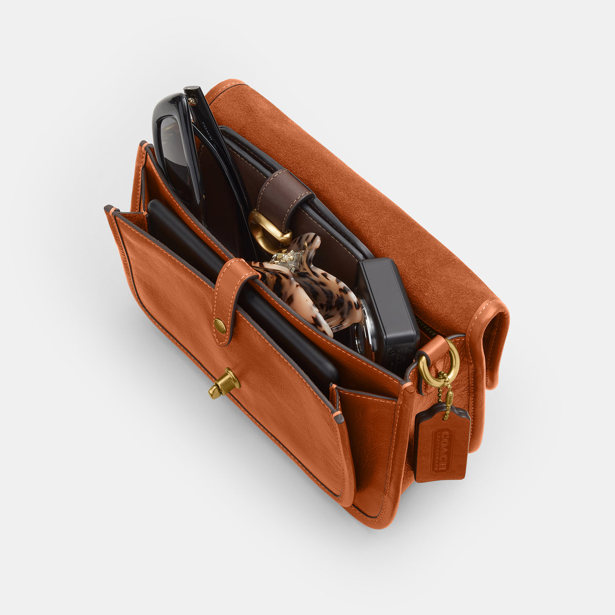 Coach | Bolso Metropolitan 24 de Cuero Brillante
