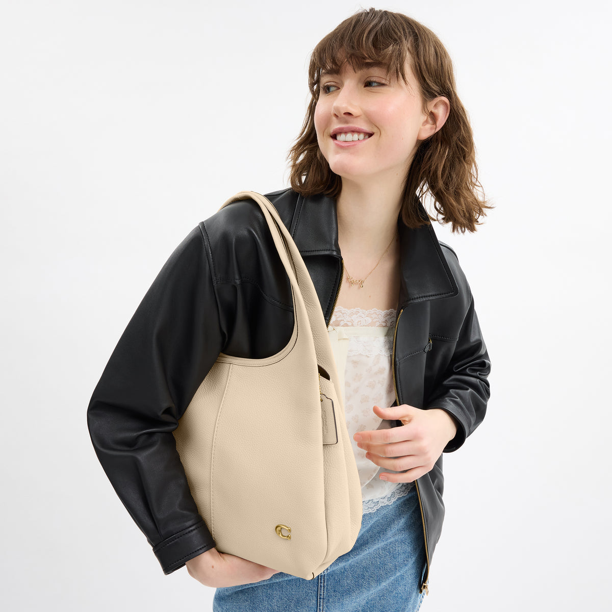 Coach | Bolso al hombro Lana de Cuero Granulado