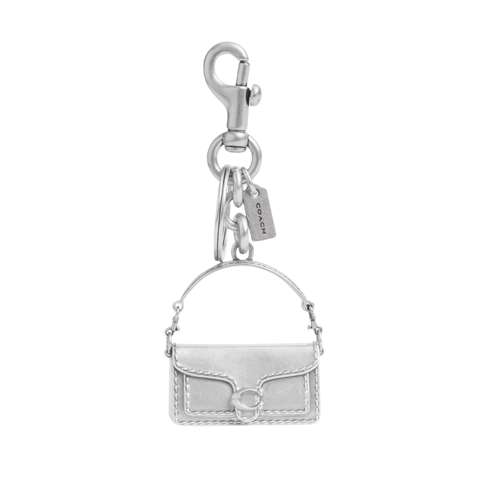 Coach | Charm De Bolso Atigrado Silver