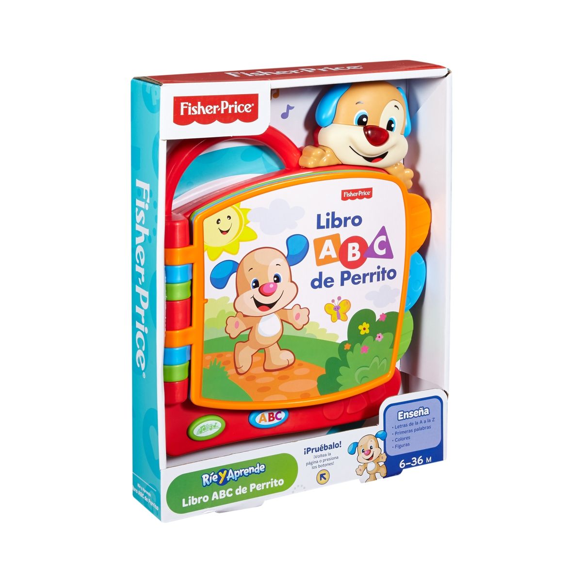 Fisher Price | Rio y Aprendo Libro ABC de Perrito