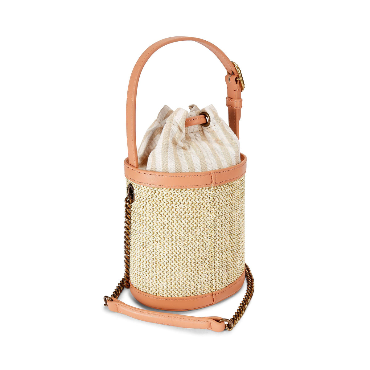 Kurt Geiger | Small Chelsea Round Bucket , Beige Combo ,U