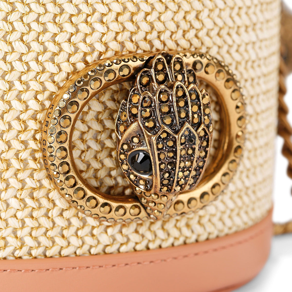 Kurt Geiger | Small Chelsea Round Bucket , Beige Combo ,U