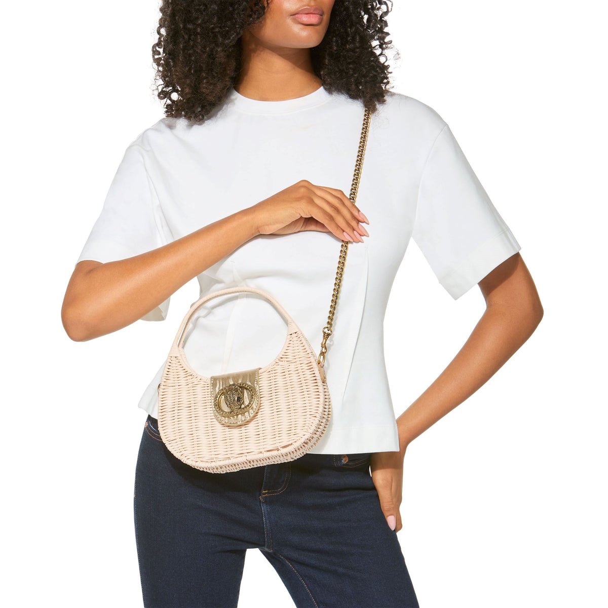 Kurt Geiger | Small Chelsea Bascket , Beige Oth. U