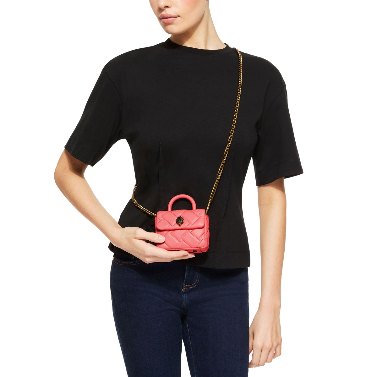 Kurt Geiger | Handle Micro Kensington Pink Comb , U