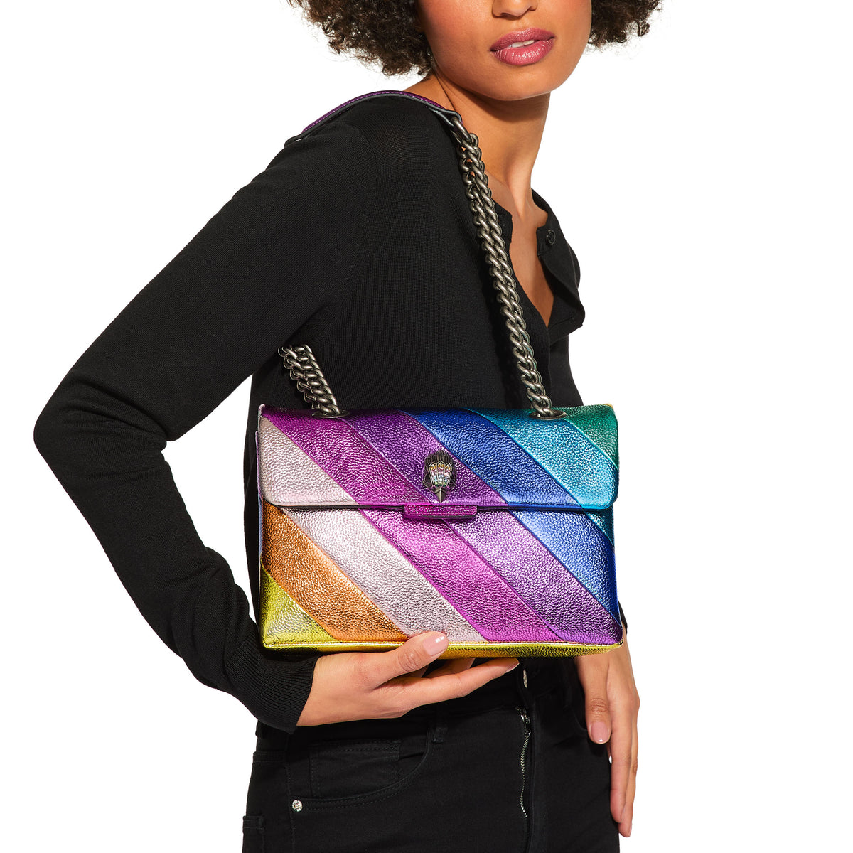 Kurt Geiger | Bolso Kensington Grande Arcoíris de Piel