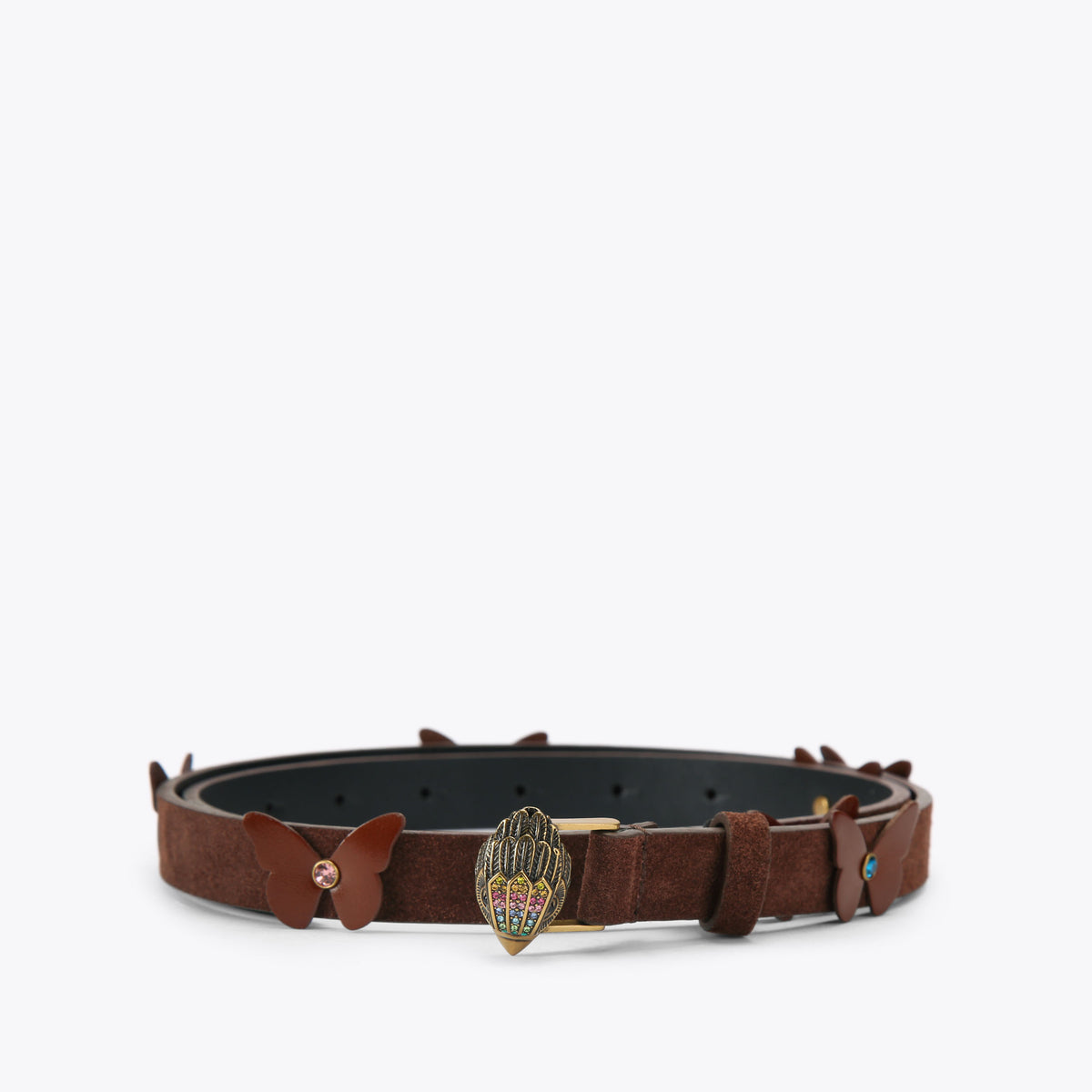 Kurt Geiger | Cinturón Eagle 20 de Piel Marrón