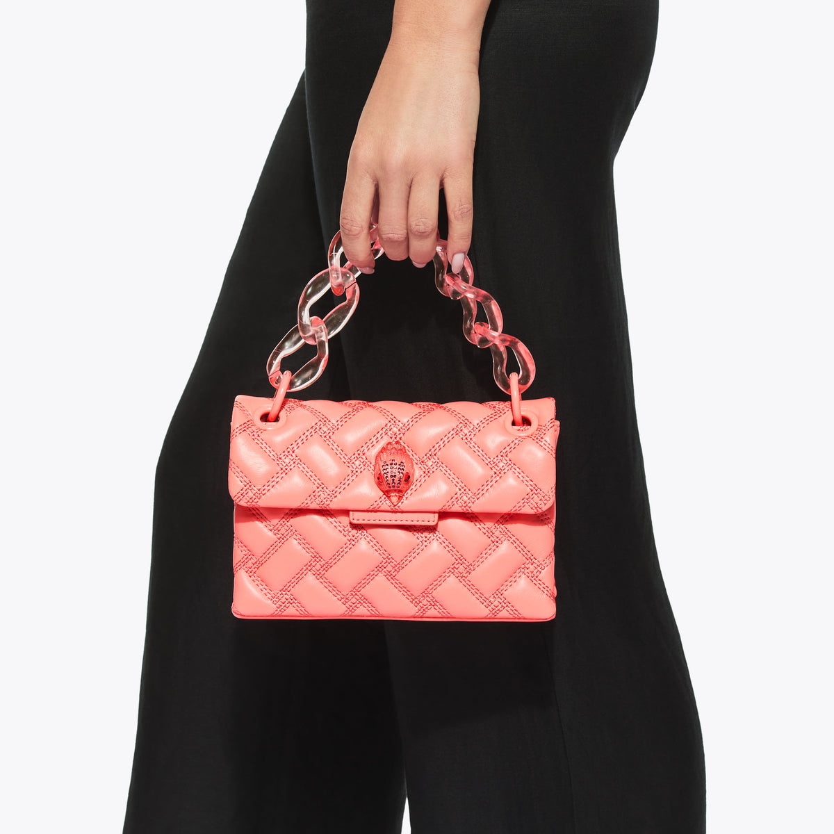 Kurt Geiger | Bolso Mini Kensington Drench Fucsia