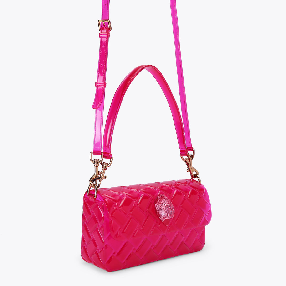 Kurt Geiger | Bolso Kensington Jelly Fucsia