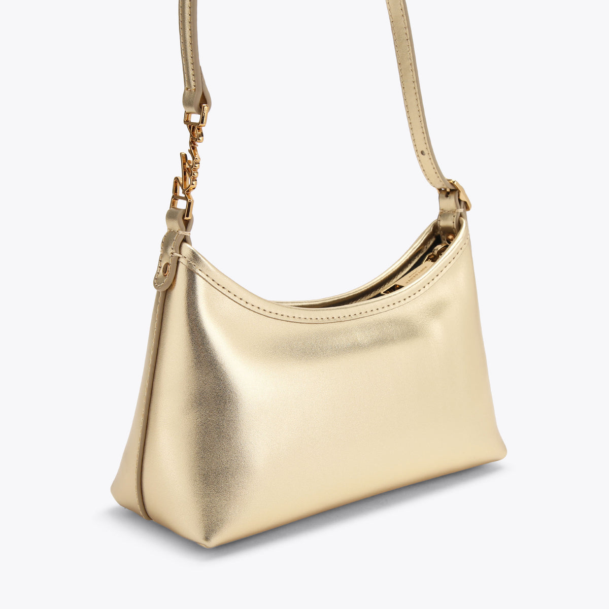 Kurt Geiger | Bolso Sling Kurt de Piel Dorada